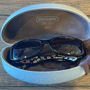 Coach tortoise sunglasses